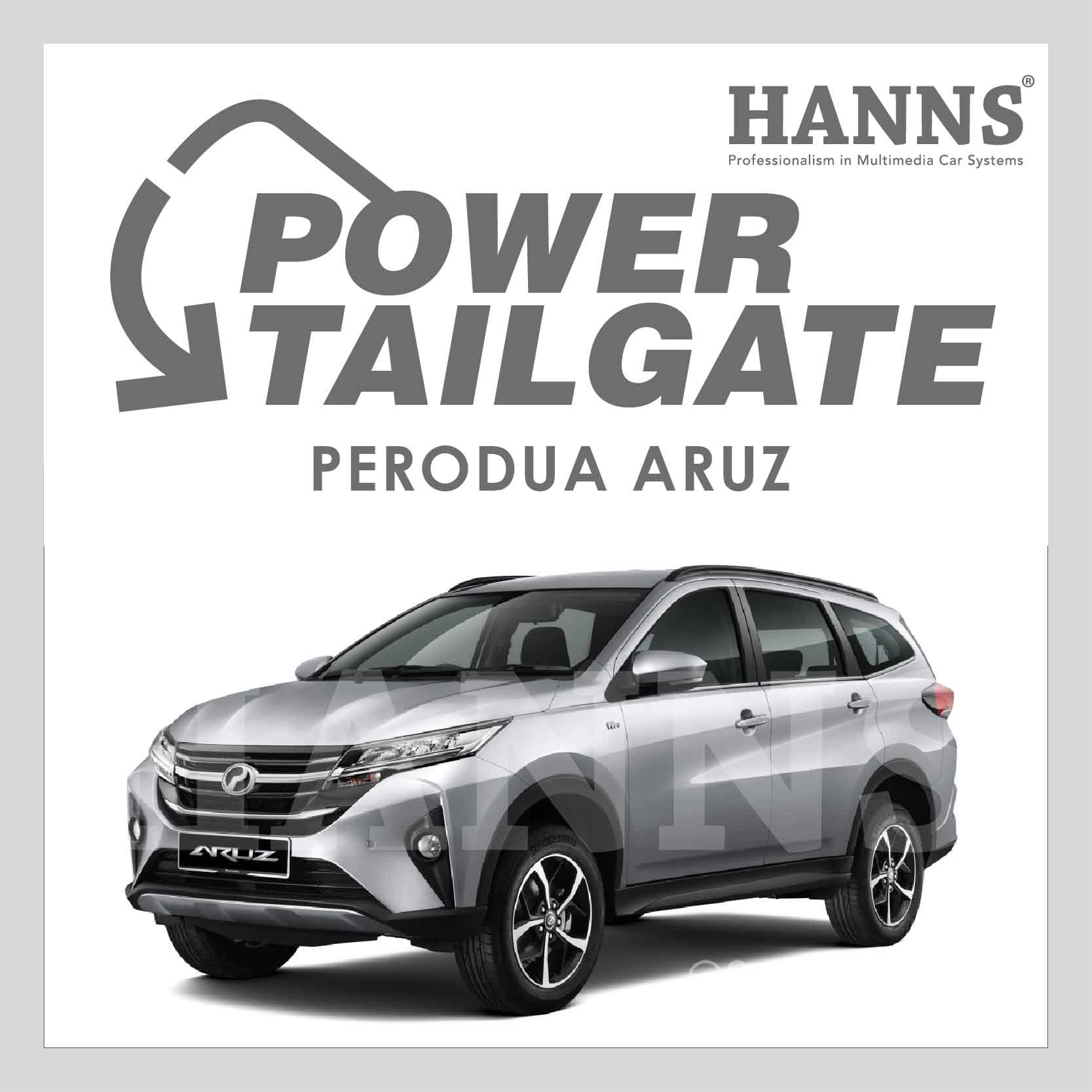 The best Power Tailgate for Perodua Aruz in Malaysia