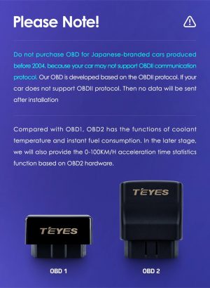 Teyes obd2 нет связи блютуз