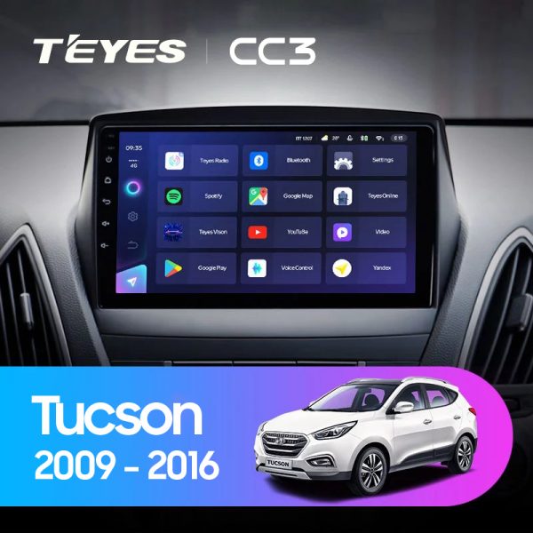 TEYES CC3 9″ Hyundai Tucson (20092016) Android Car Player
