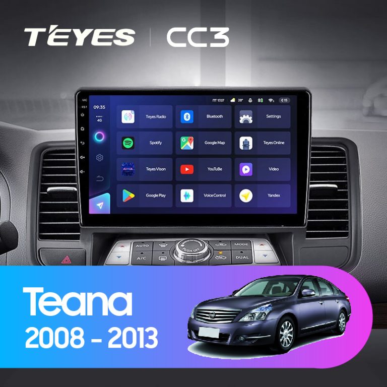 TEYES CC3L / CC3 / CC3 2K - 9″ NISSAN TEANA (2008 - 2013) Android Car ...